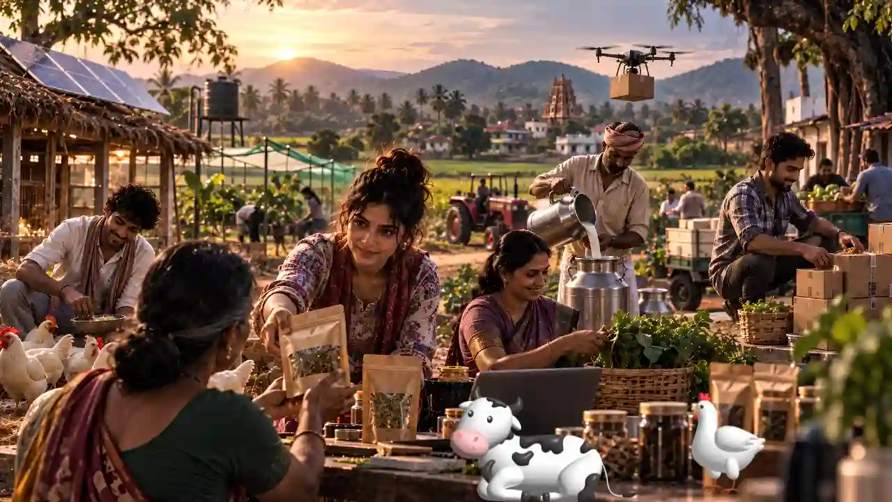 Village business ideas for rural youth starting a low cost local enterprise in India
